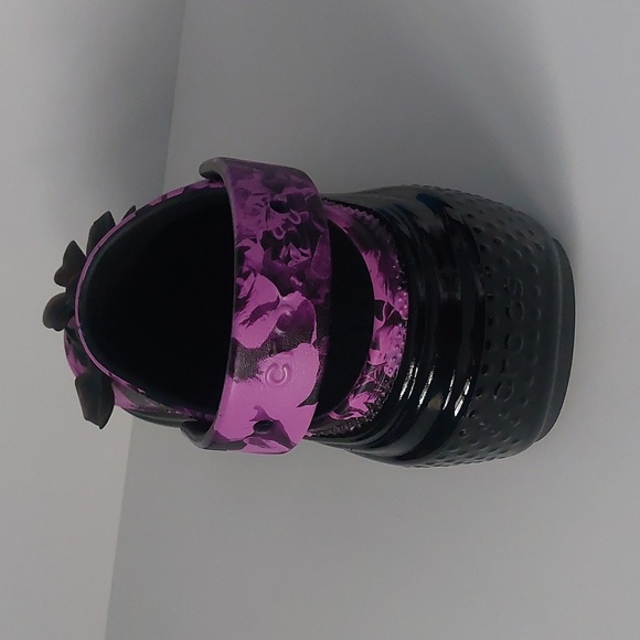 Crocs stomp Hyper High Shine floral clog women's 8 mens 6 - Picture 5 of 10